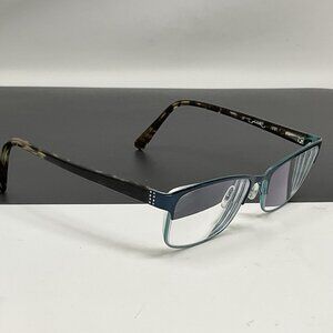 Phoebe P298 GRN Eyeglasses Frames Womens  Brown Blue Full Rim 52-16-135